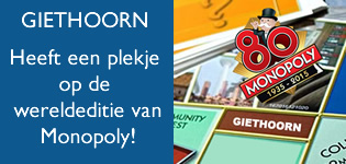 Giethoorn staat op de speciale editie van Monopoly